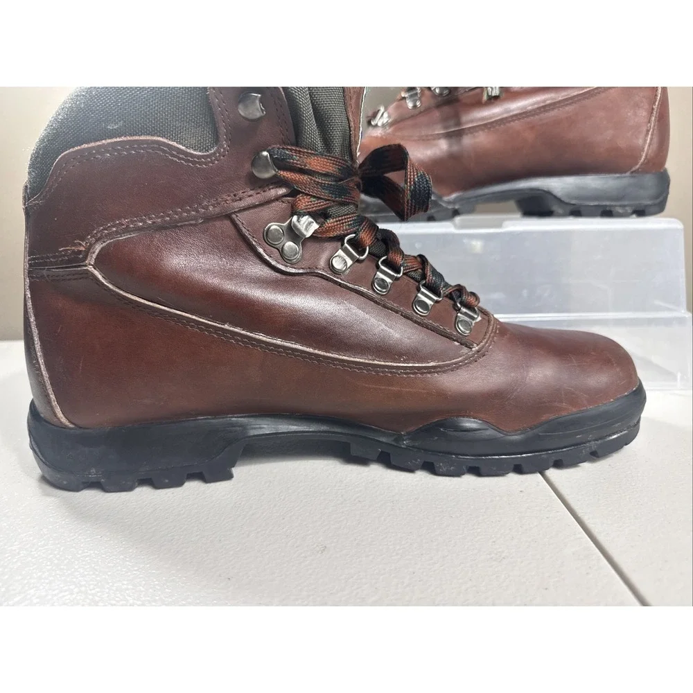VTG Tecnica GORE-TEX Trekker Waterproof Hiking Brown Boots Mens US Size 11.5 EUC